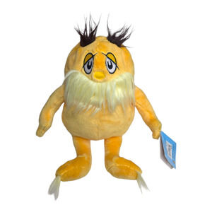 Kohl's Cares Dr Seuss The Lorax Character 12in Yellow Plush Stuffed Animal New